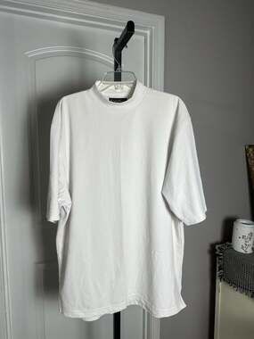 FootJoy Golf Club ProDry Performance Mock Neck Short Sleeve Shirt, Size L#330